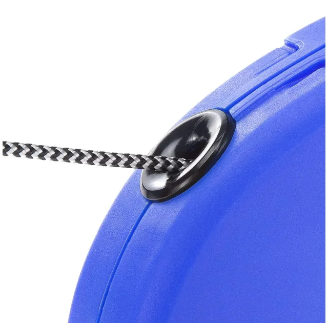 Поводок-рулетка для собак до 50 кг Ferplast Amigo Easy L Cord Blue cо шнуром, синій, 5 м
