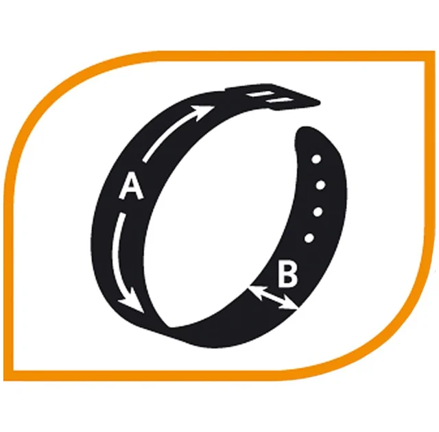 Нейлоновий нашийник Ferplast Club C25 / 70 Colours Red для собак, червоний, 45x70 см