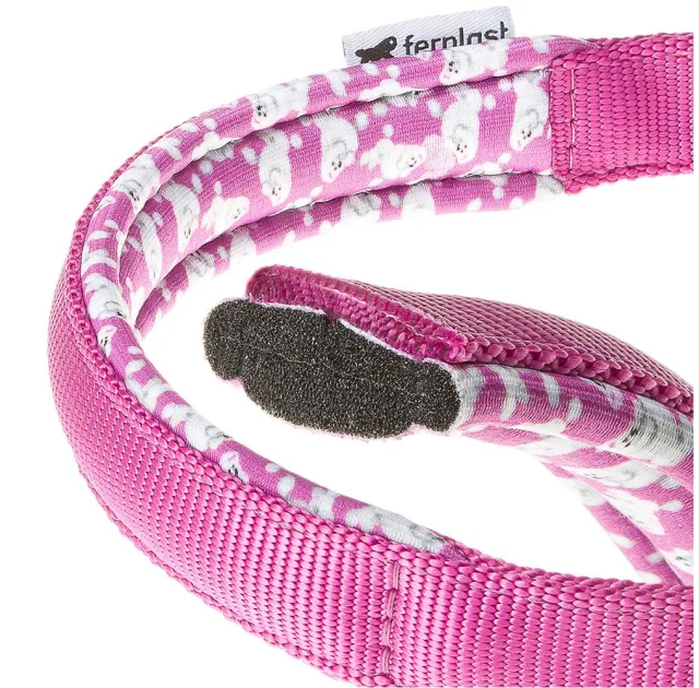 Нейлоновий нашийник Ferplast Daytona Fanasy C25 / 45 Purple для собак, фіолетовий, A: 37x45 см, B: 25 мм