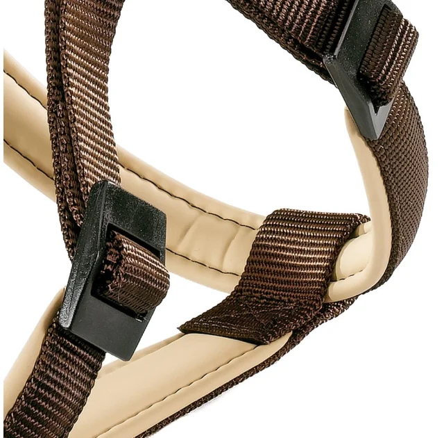 Нейлоновая шлейка Ferplast Daytona P Harness Extra Large Brown для собак, A: 82÷89 см, B: 88÷99 см